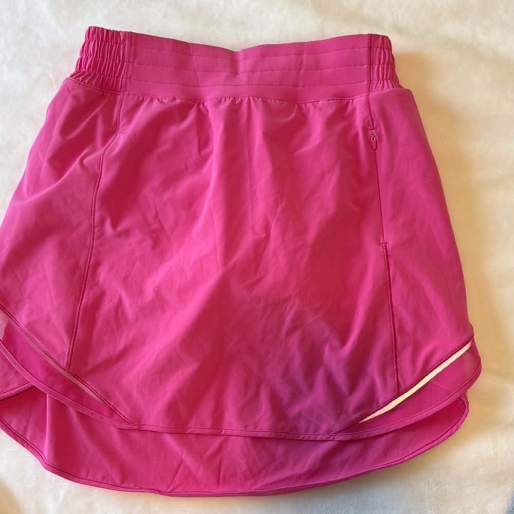 Lululemon Pace Rival Skirt Tall 15” – Raspberry Cream, Size 6